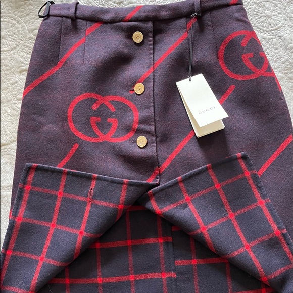 Gucci Interlocking G reversible wool skirt - Picture 5 of 12